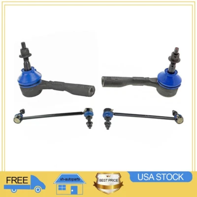 Para Chevrolet Volt Mevotech 2016 2017 2018 4 piezas extremo de barra estabilizadora delantero enlace Foto 1 de 4