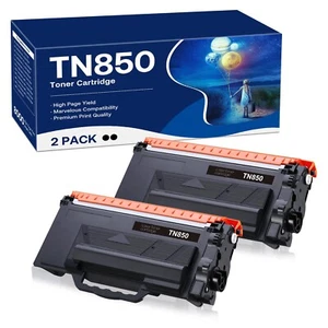 Paquete de 2 tóner TN850 para Brother HL-L5000D HL-L5100DN L5200DW L5200DWT DCP-L5500DN - Imagen 1 de 1