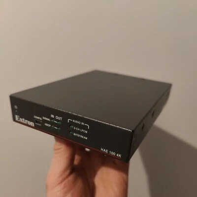 Extron HAE 100 4K HDMI Audio De-Embedder Analog Stereo Dual Mono Digital S/PDIF - Image 1 of 2