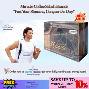 Miracle Coffee Sabah Brands - Energy & Stamina Booster for Men and Women - Picture 1 of 8
