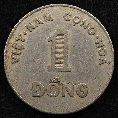 Vietnam del Sur 1 Dong 1964, moneda, Inv#J665 Foto 1 de 2