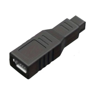 IEEE 1394 A 400 6 Pin Female to 1394 B 800 9 Pin Male Adapter - Picture 1 of 7