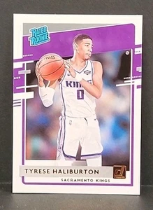 2020-21 Donruss Tyrese Halliburton Rated Rookie Card RC #231 Kings Pacers - Picture 1 of 2