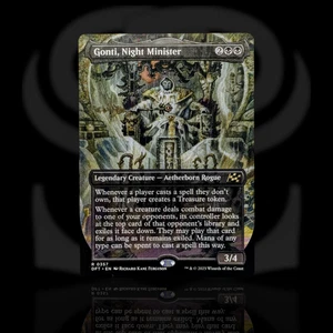 Gonti, Night Minister •Borderless Alt Art• Aetherborn Rogue • Aetherdrift • DFT - Picture 1 of 2