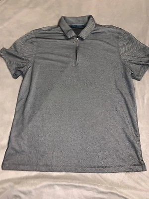 Perry Ellis Mens Quarter Zip Shirt Size Large - Image 1 of 4