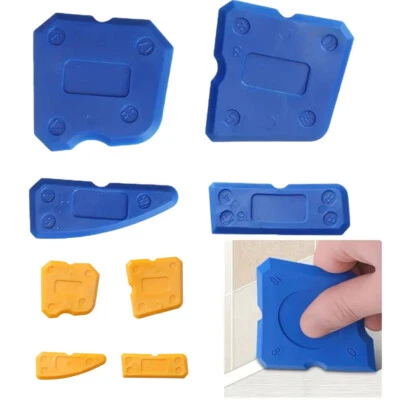 4tlg Fugenglätter Set Silikonspachtel Silikonglätter Fugenabzieher Abzieher Nue - Bild 1 von 4