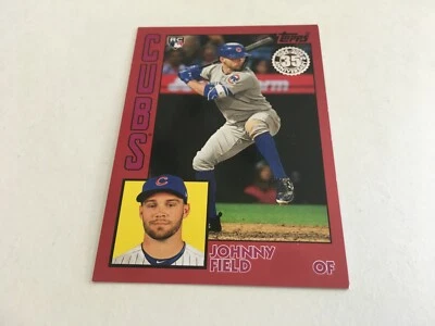 Topps Baseball 2019 Series 2 1984 Johnny Field Red Parallel 84R-JF 09/10 - Image 1 of 2