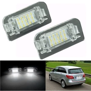 2Pcs LED Number License Plate Lights For Mercedes Benz B-Class W246 W242 Canbus - Picture 1 of 6