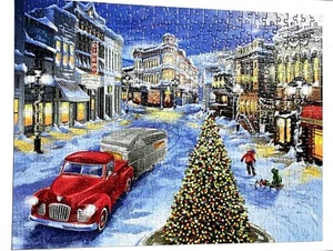 Rompecabezas Sunout DRIVE DOWN MAINSTREET Coche Cámper Árbol de Navidad Luces 500 Piezas - Imagen 1 de 11