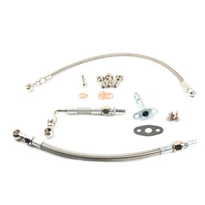 6AN Oil Water Line Fits VOLVO 850 S70 C70 N2P23HT w/ Garrett GT28R GT29R GT30R - Picture 1 of 6
