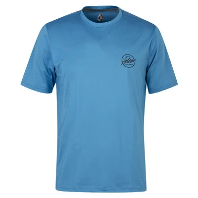 Volcom Stone Stamp Surf Lycra T-Shirt tidal blue - Wetshirt mit UV Schutz - Bild 1 von 3