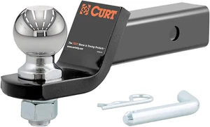 Trailer Hitch Mount With 2-5/16-Inch Ball & Pin Fits 2 Inch Receiver 7,500 lbs - Picture 1 of 11