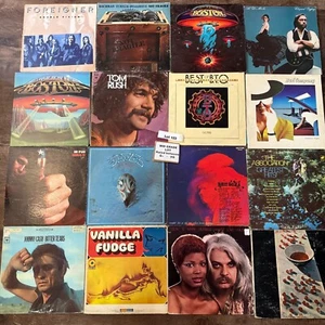 Midgrade LP Lot G+ VG Boston Eagles Foreigner Bad Company Johnny Cash Rock - Picture 1 of 6