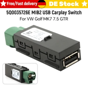 5Q0035726E USB Carplay Media Switch Installieren Stecker für VW Golf 7 7.5 MIB2 - Afbeelding 1 van 8