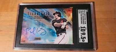2015 TOPPS STADIUM CLUB PAUL GOLDSCHMIDT LONE STAR SIGNATURES /25 SGC 10/9.5 - Image 1 of 3
