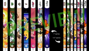 Pokemon TCG Base / Gym Heroes / Jungle / Fossil - Spines for 0.5" and 1" binders - Zdjęcie 1 z 2