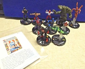 HeroClix MARVEL 10 piezas. Figuras y tarjetas de juego - Imagen 1 de 5