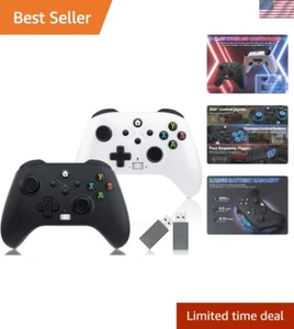 Mando Inalámbrico Xbox Doble Vibración con Conector de Audio, Pack de 2 para PC Xbox - Imagen 1 de 9