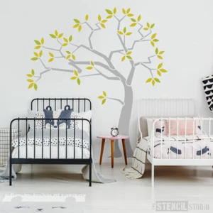Woodland Tree Stencil Set. Easy to Stencil onto walls - Nursery decoration 10899 - Picture 1 of 5