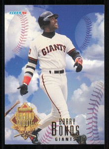 1994 Fleer Update Diamond Tribute #1 Barry Bonds