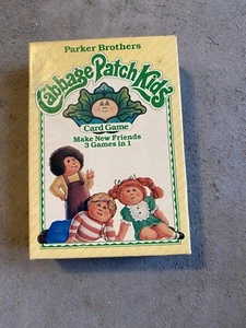 Vintage Parker Brothers Cabbage Patch Kids 3 in 1 Card Game 1984 Complete - Picture 1 of 7