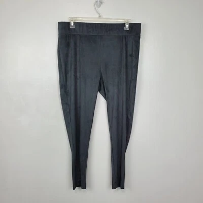 Leggings grises de tiro alto Seven7 de gamuza sintética suave cepillada talla XXL Foto 1 de 4