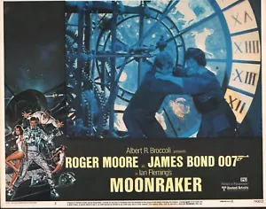 MOONRAKER - JAMES BOND 007 / ROGER MOORE - ORIGINAL AMERICAN LOBBY CARD - Picture 1 of 1