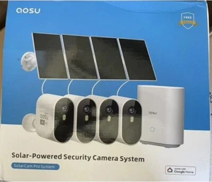Solar Camera Security Outdoor - 2K Security Cameras Wireless.4 cameras - Picture 1 of 6
