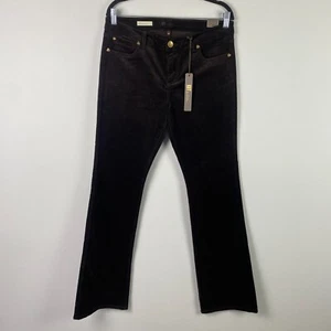Kut From The Kloth Womens 12 Pants Karen Baby Bootcut Corduroy Mid Rise Brown - Picture 1 of 11