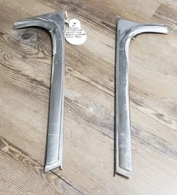 1951 1952 Buick Super Roadmaster 2 door Hardtop LH & RH WINDSHIELD TRIM MOLDINGS - Image 1 of 4