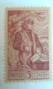 Scott #1268- Dante Alighieri, Poet- MNH 5cent 1965 U.S. stamp - Picture 1 of 1
