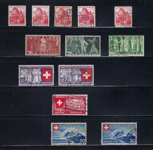 SWITZERLAND ''LAKE LUGANO.- ''NATIONAL EXPOSITION 1939 __PEOPLES SWISS 1941 - Picture 1 of 2