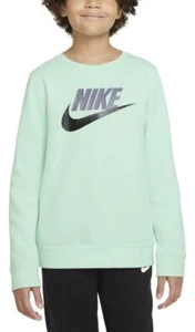 Nike Sportswear Big Kids' Boy's Pullover Club Fleece Crew Sweatshirt CV9297 - Picture 1 of 3