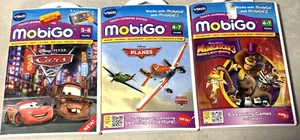 3 VTech MobiGo Learning Games - Ages 4-8 yrs - Cars, Planes, Madagascar 3 - Picture 1 of 8