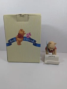 Disney Pooh & Friends - Pooh Spells Friendship Y-O-U Figurine VTG MIB - Picture 1 of 7