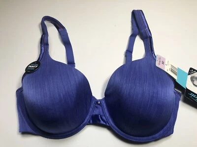 Sujetador con aros Vanity Fair Illumination 75338 36D azul cobertura completa nuevo con etiquetas Foto 1 de 4
