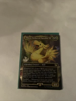 Choco, Seeker of Paradise (Borderless) (Chocobo Track Foil) - ✨SHIPS TODAY✨ - Image 1 of 3