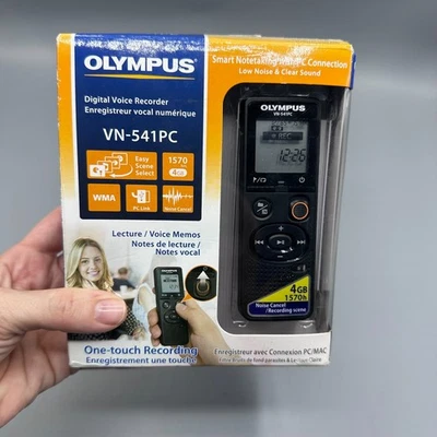 Olympus VN-Series Digital Voice Recorder Black VN-541PC NEW in box - Image 1 of 4