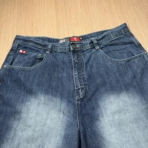 Vintage Y2K Southpole Red Tab Blue Baggy Faded Relaxed Wide-Leg Jeans 40x33 - Bild 1 von 12