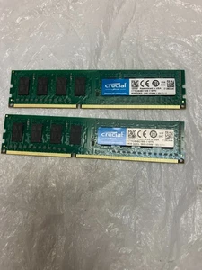 Mémoire RAM de bureau UDIMM DDR3L-1600 Crucial 16 Go (8 Go x 2) CT102464BD160B.C16FPD DDR3L-1600 - Photo 1 sur 3
