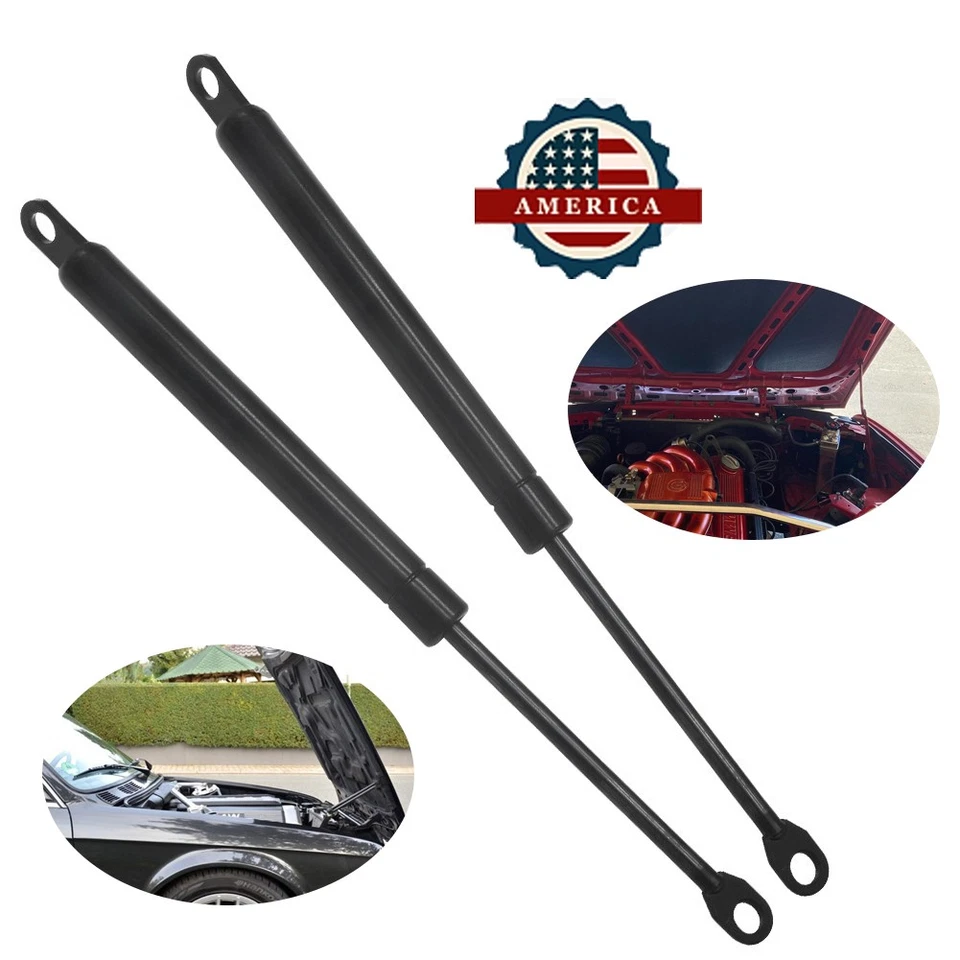 2PCS For 1984-1985 BMW 318i Front Bonnet Hood Lift Supports Gas Shock Struts Foto 1 de 4