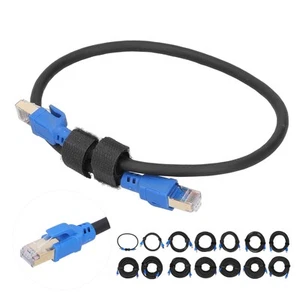 40Gbps 2000Mhz Cat8 Ethernet Cable Gold Plated RJ45 Conductor LAN Wires For H FY - Afbeelding 1 van 19