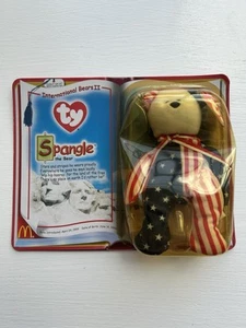 TY Beanie Baby-Rare Spangle The Bear - McDonalds 1999 New In Box Never Opened - Picture 1 of 2
