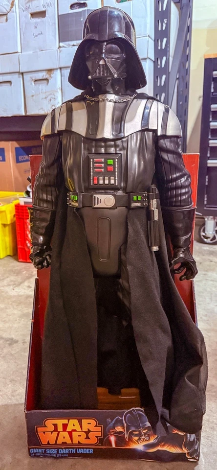 Figura de acción Star Wars tamaño gigante Darth Vader 31" Jakks Pacific 2013 juguete Foto 1 de 1