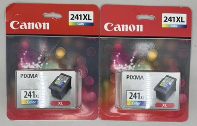 Cartucho de tinta tricolor fino original Canon 241XL - Paquete de 2 cartuchos Foto 1 de 3