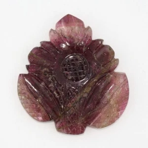 TURMALINA ROSA 42,5 X 39,5 MM TALLA DE FLORES F-3770 - Imagen 1 de 1