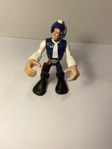 Star Wars 2005 Hasbro Han Solo figure with helmet toddler style chunky figure - Picture 1 of 6