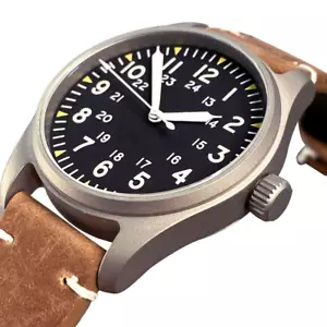 Titan 39 mm Tandorio NH35 20ATM Taucher Saphirglas schwarz Automatik Herrenuhr - Bild 1 von 7