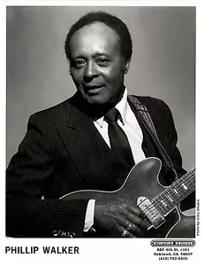 Vintage Publicity Photo by John DeLeon electric blues guitarist Phillip Walker - Picture 1 of 2