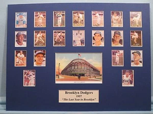 The 1957 Brooklyn Dodgers led by Pee Wee Reese - The Last Year In Brooklyn" - Imagen 1 de 1